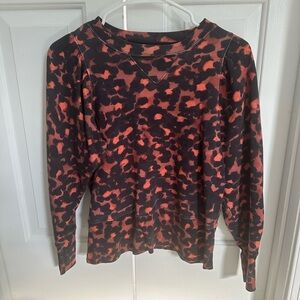 Marie Oliver Tie Die Puff Sleeve Sweatshirt size M